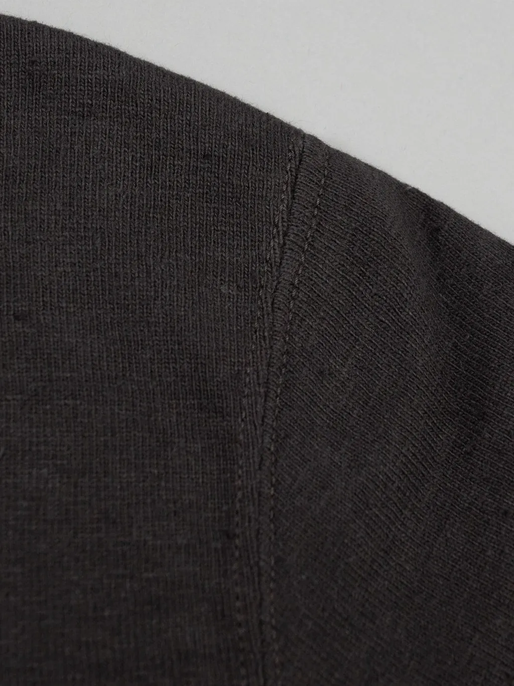 Samurai Jeans SJST-SC02 Japanese Cotton Henley T-Shirt Kuromame