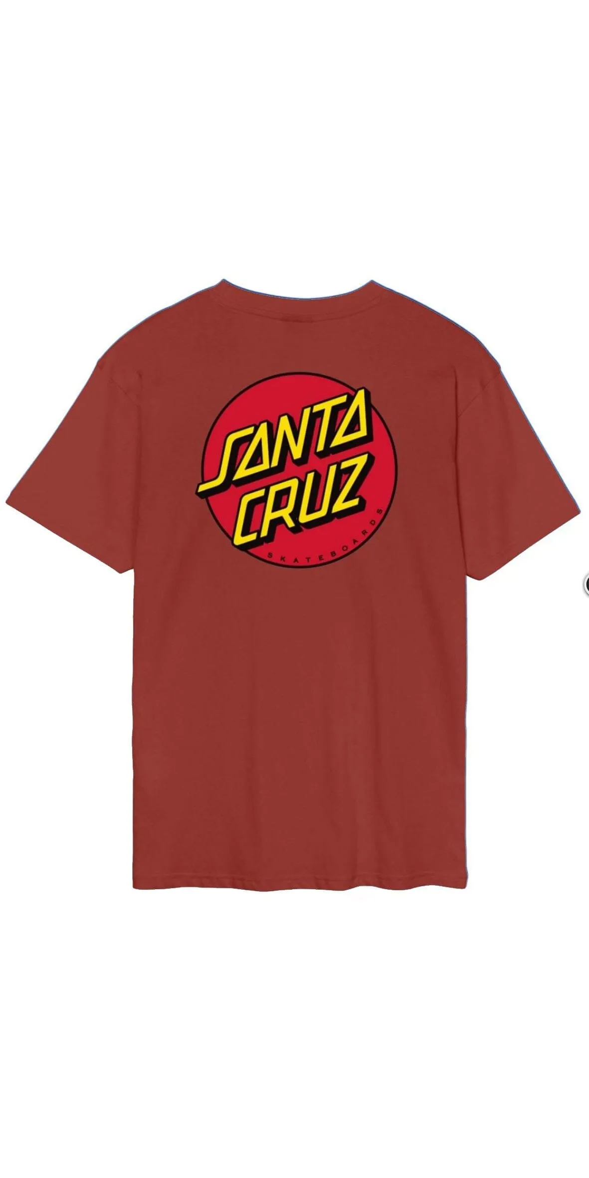 Santa Cruz Tee Classic Dot Rust T-Shirt - Camiseta