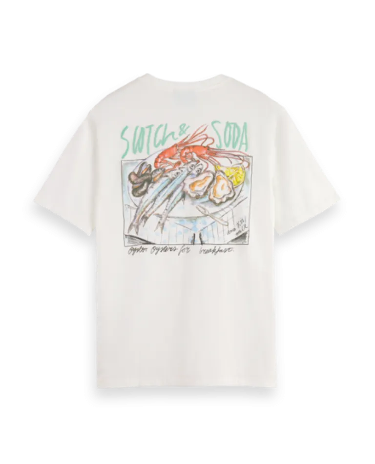 Scotch & Soda T-shirt- WHITE TRADITION