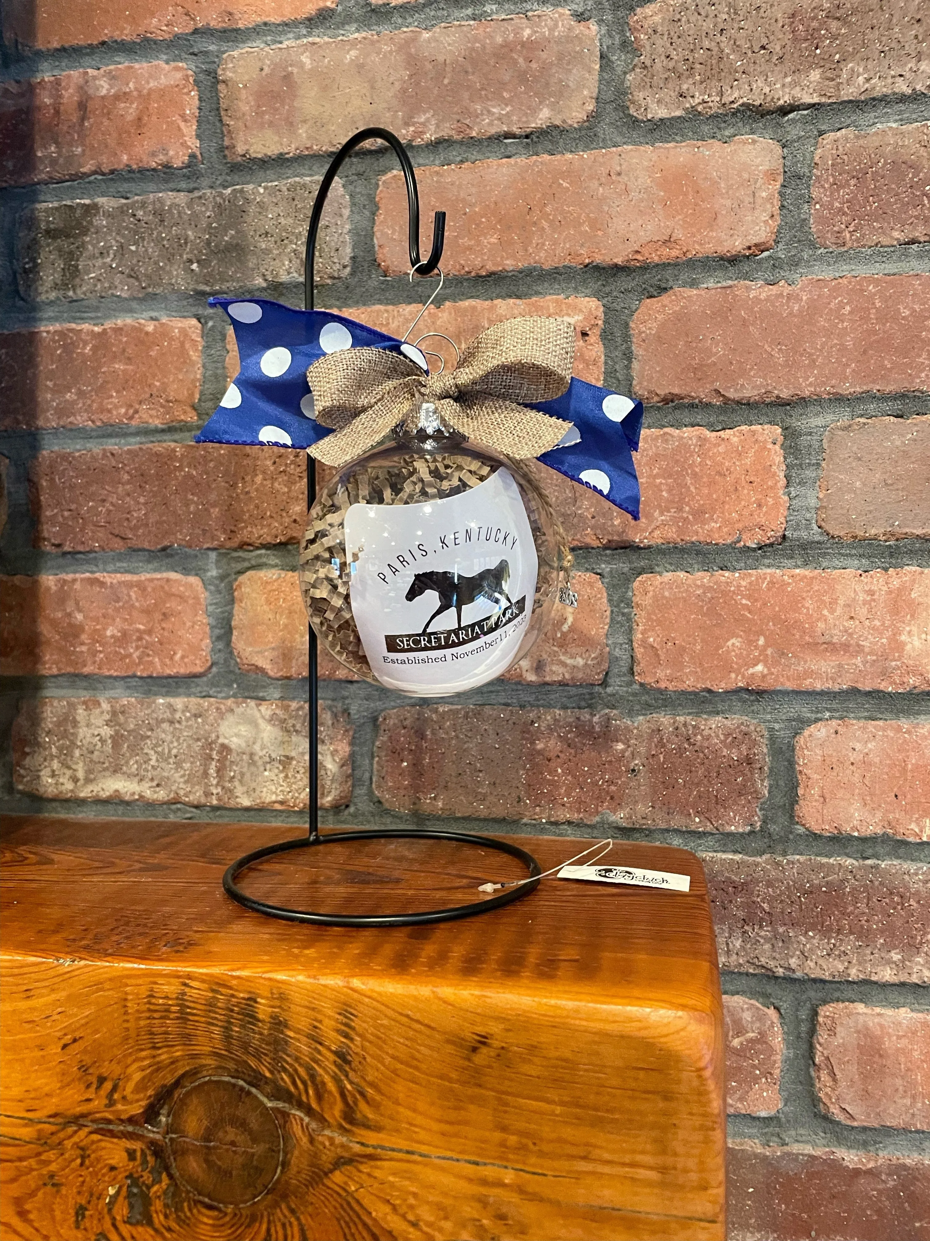 Secretariat Park Commemorative Ornament
