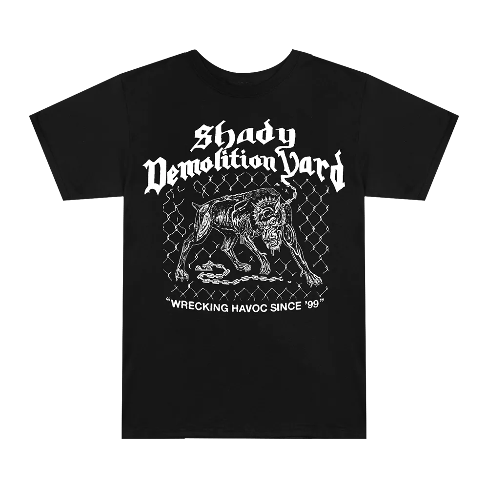 Shady Demolition Junkyard Dog T-Shirt (Black)