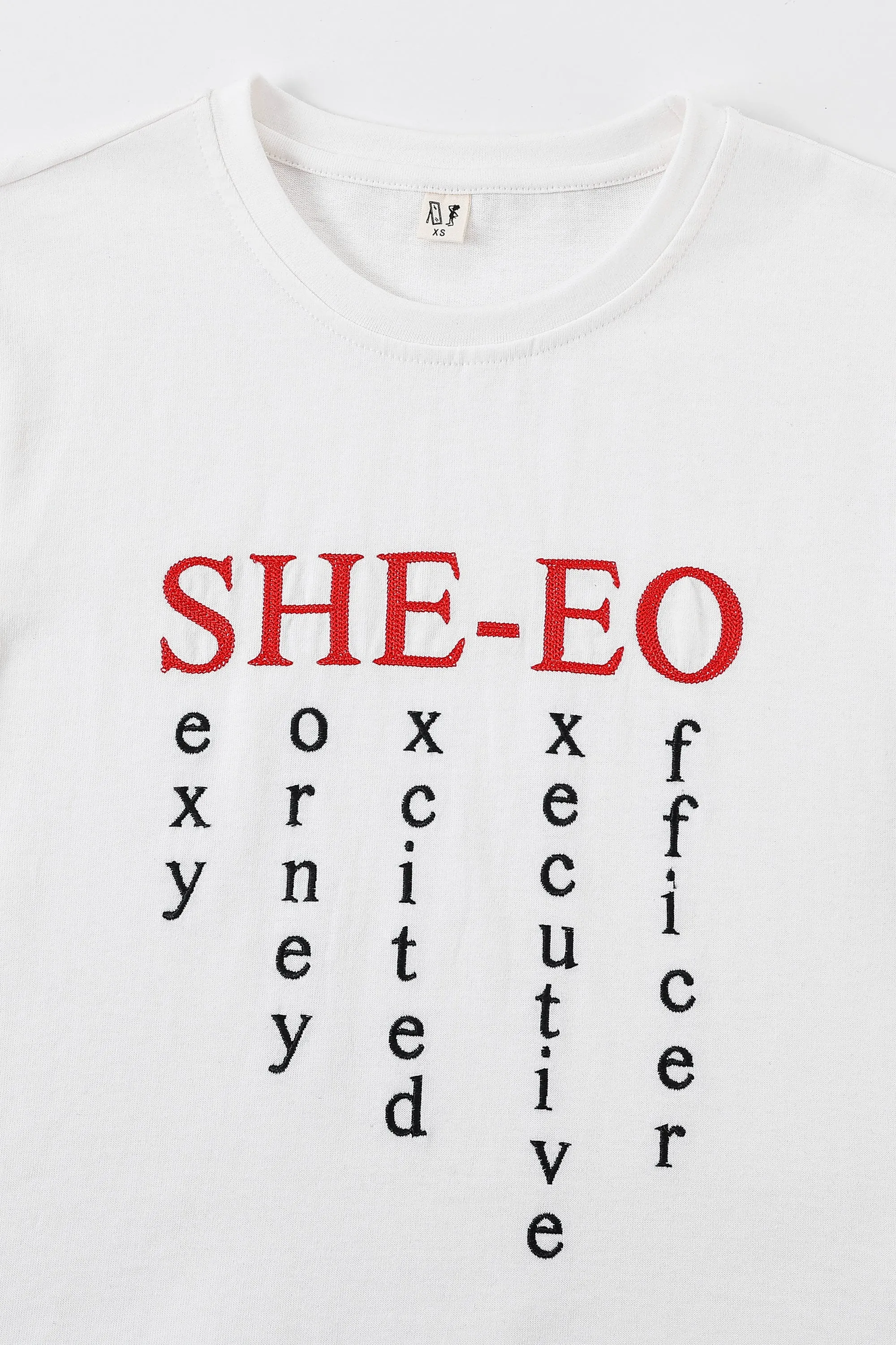 SHE-EO Tommy Tee White