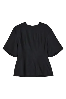 Short Sleeved Cotton Blouse