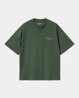 Signature Script T-Shirt | Sycamore Tree / Dusty Rose