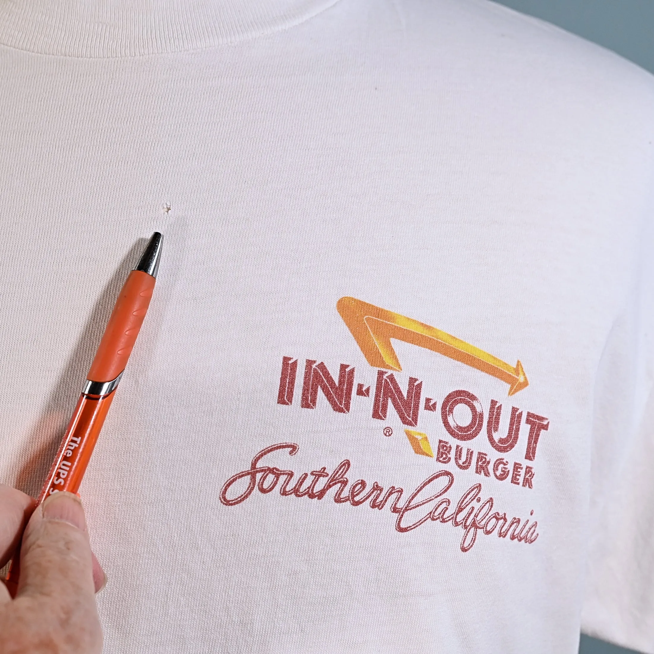 SOLD Vintage 90s In-N-Out Burger T Shirt, Southern California L