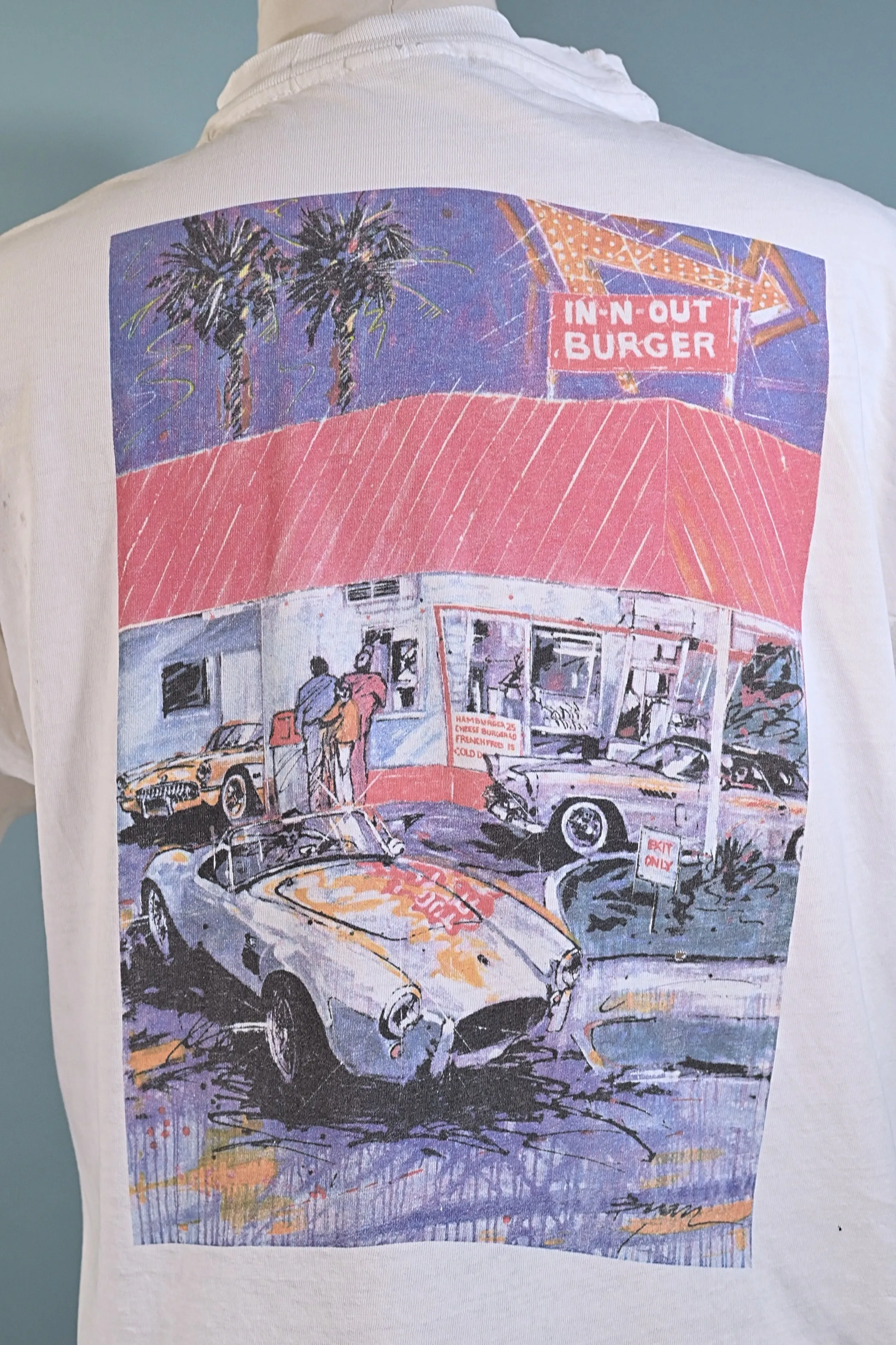 SOLD Vintage 90s In-N-Out Burger T Shirt, Southern California L