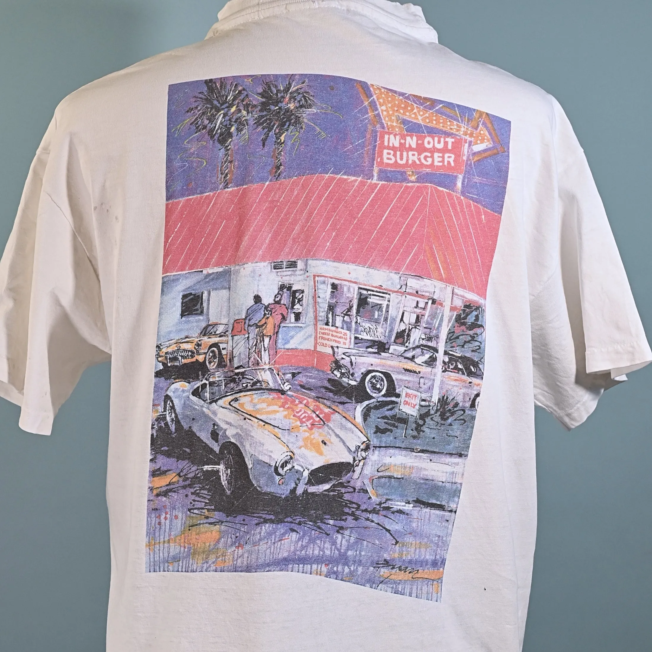 SOLD Vintage 90s In-N-Out Burger T Shirt, Southern California L