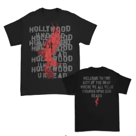 Stacked Logo Lyric Tee (Black)