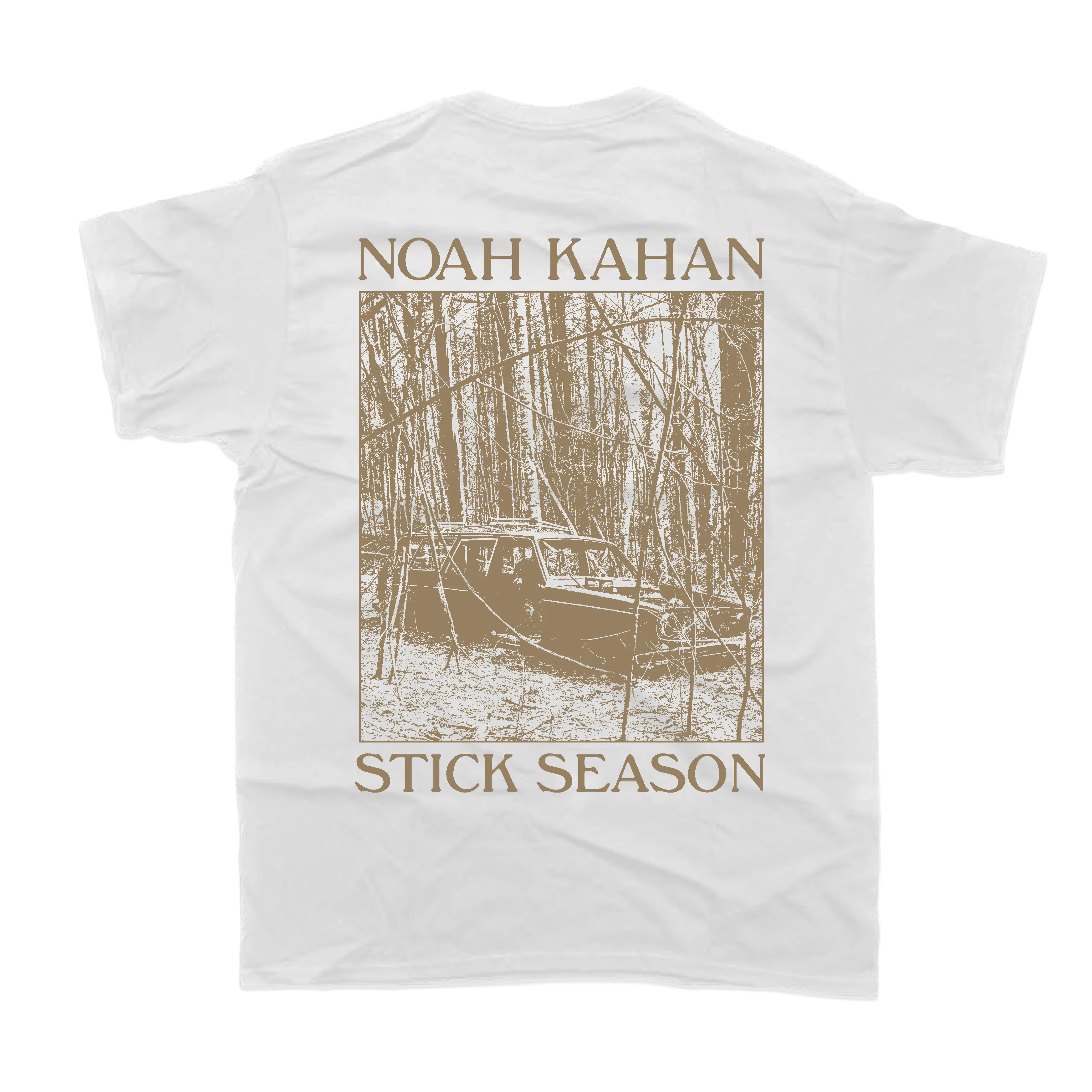 Stick Season White Tee