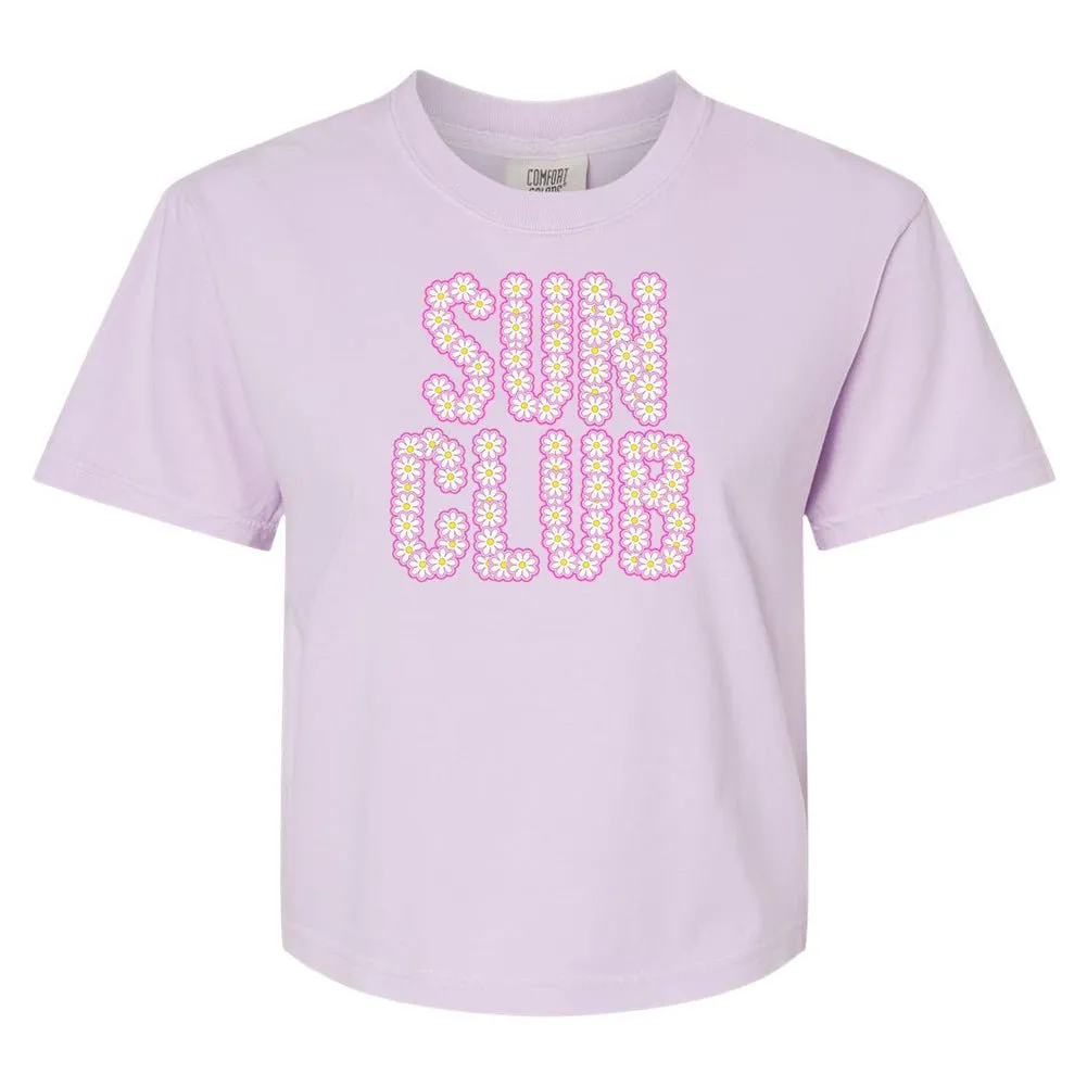 'Sun Club' Boxy T-Shirt