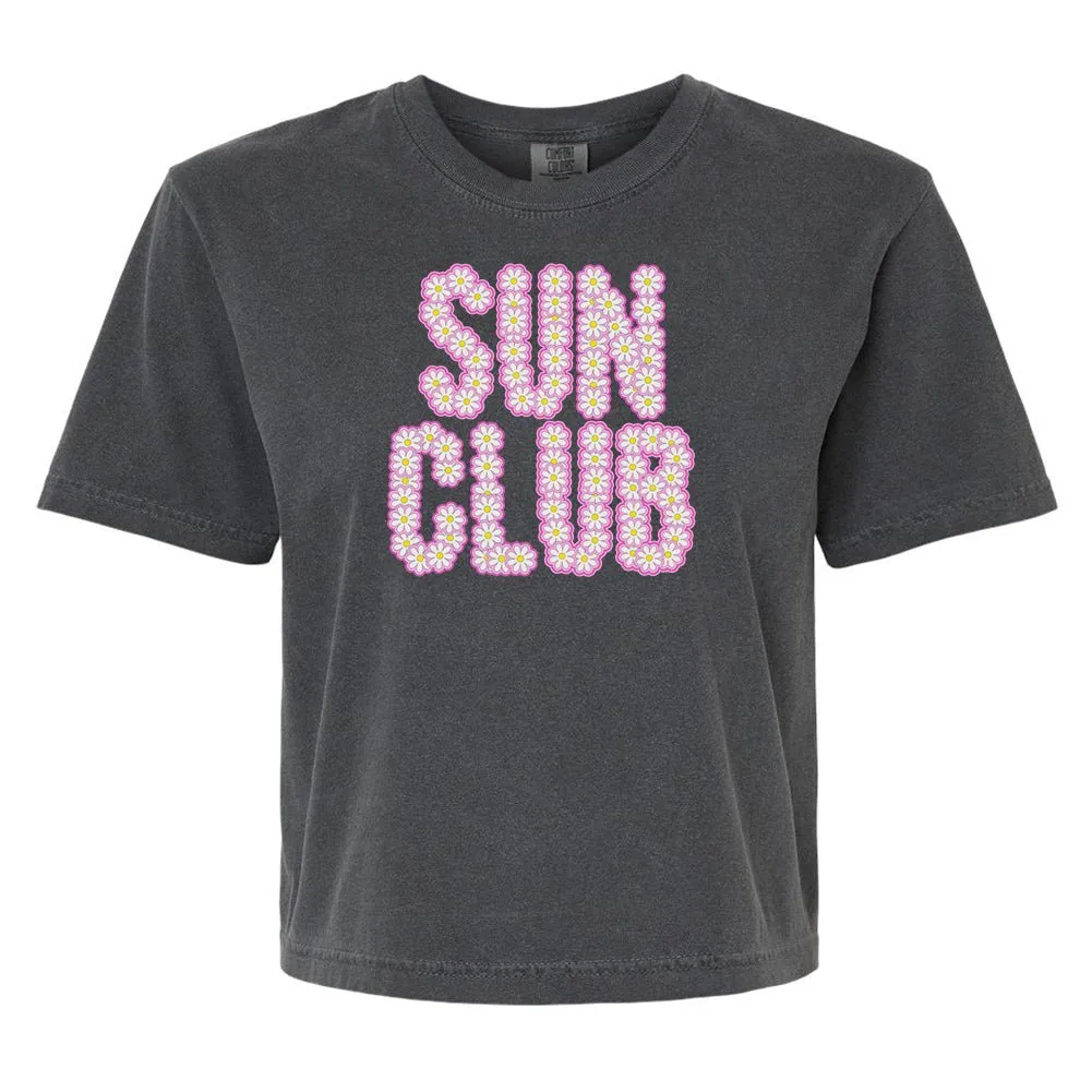 'Sun Club' Boxy T-Shirt