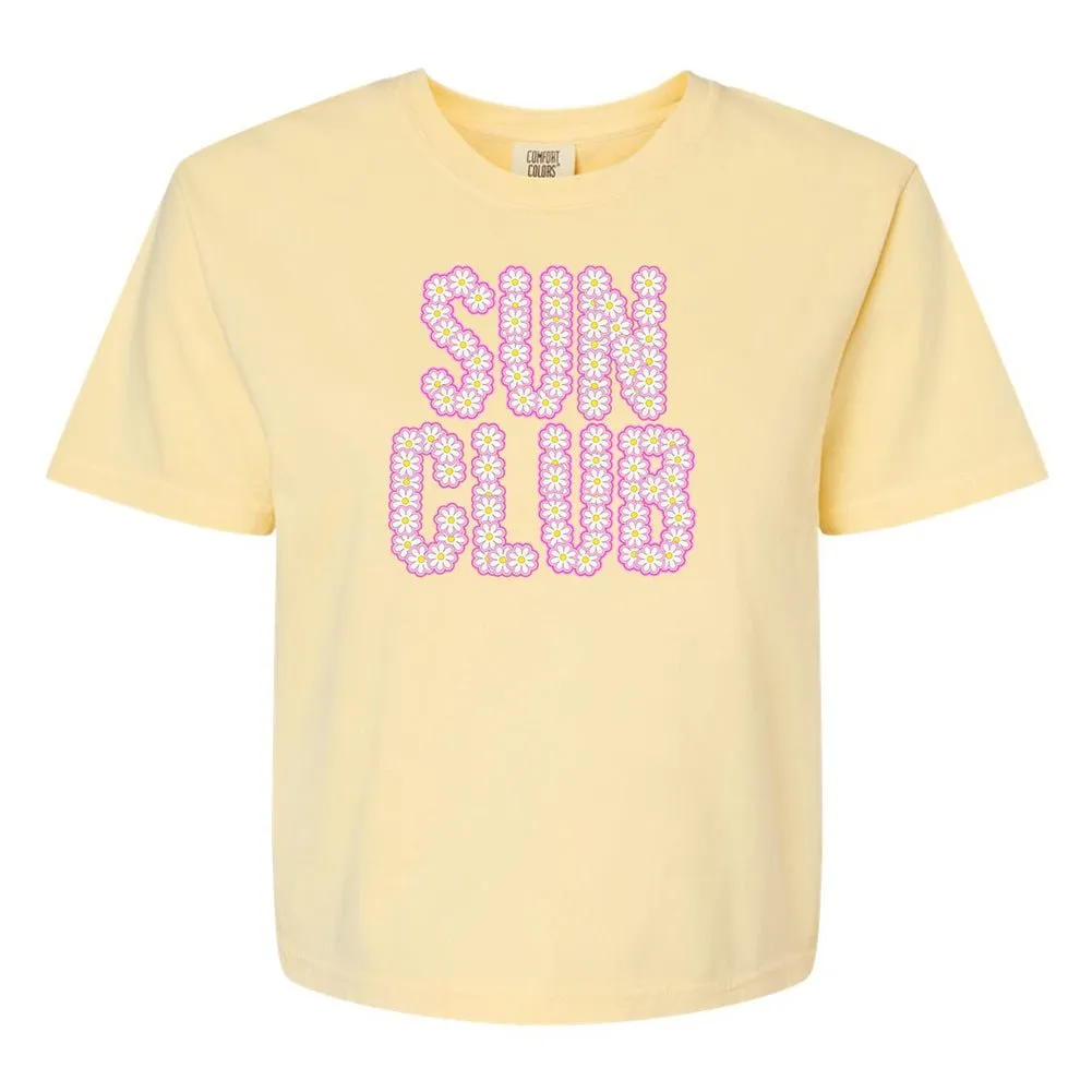 'Sun Club' Boxy T-Shirt