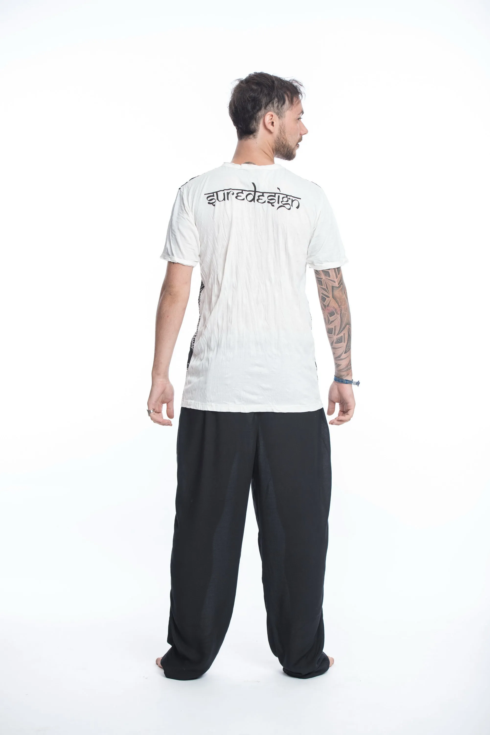 Sure Design Men's Eye Universe T-Shirt White