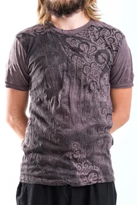 Sure Design Men's Smoking Rasta T-Shirt Brown