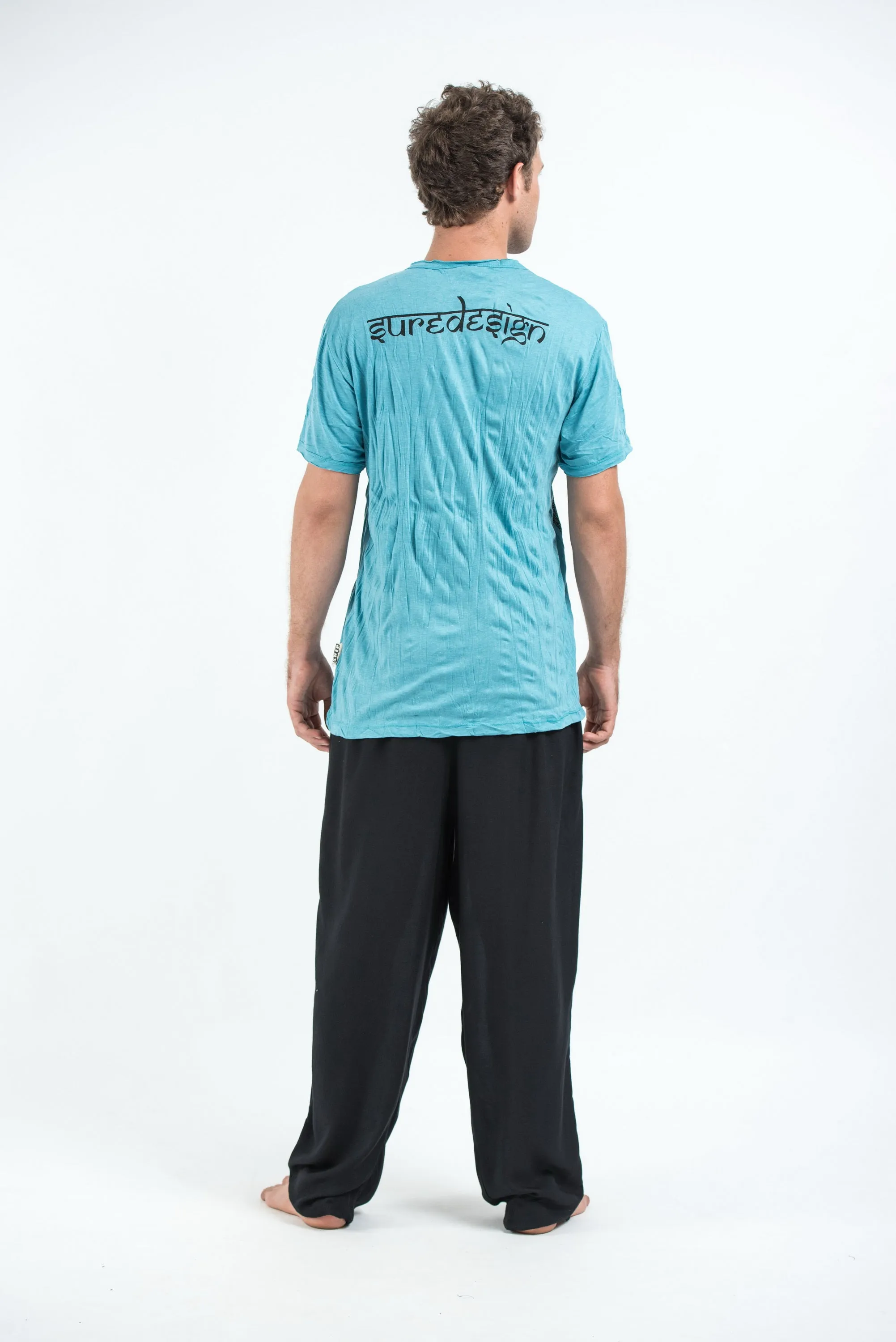Sure Design Men's Smoking Rasta T-Shirt Turquoise