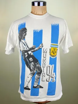 T-Shirt | 1994 | Argentina | 94 World Cup Gabriel Batistuta Bootleg Tee