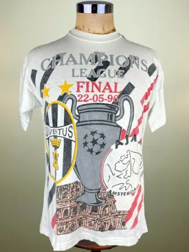 T-Shirt | 1996 | Juventus vs Ajax | European Cup Final | Bootleg T-Shirt
