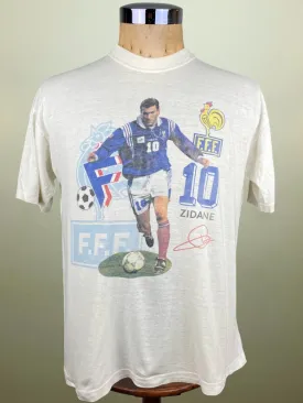 T-Shirt | 1998 | France | Zinedine Zidane Bootleg T-Shirt