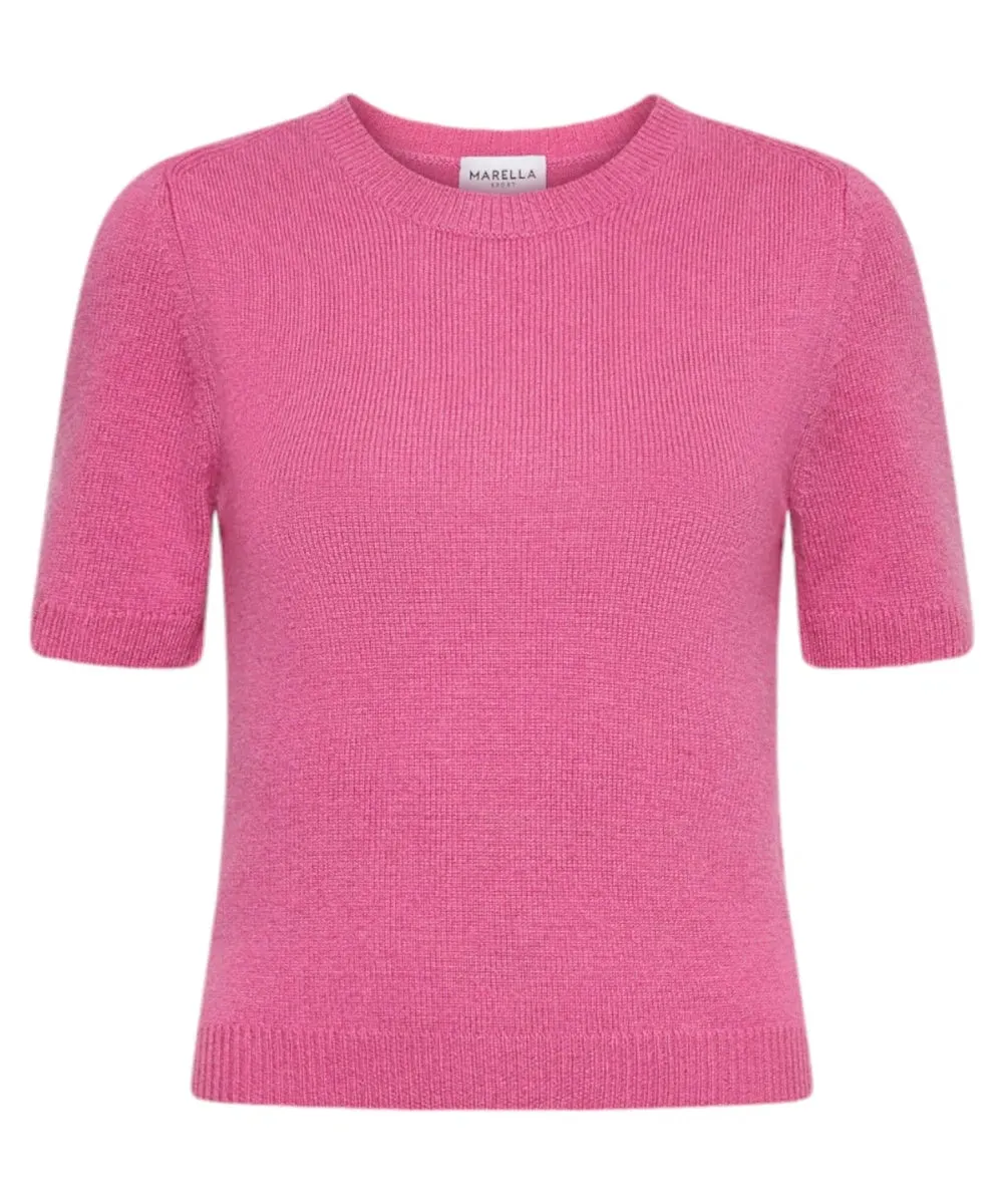 T-shirt Netto in Lana e Cashmere con Fit Aderente