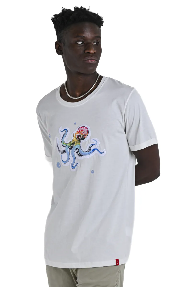 T-Shirt regular DPE 2420 Bianco SS24