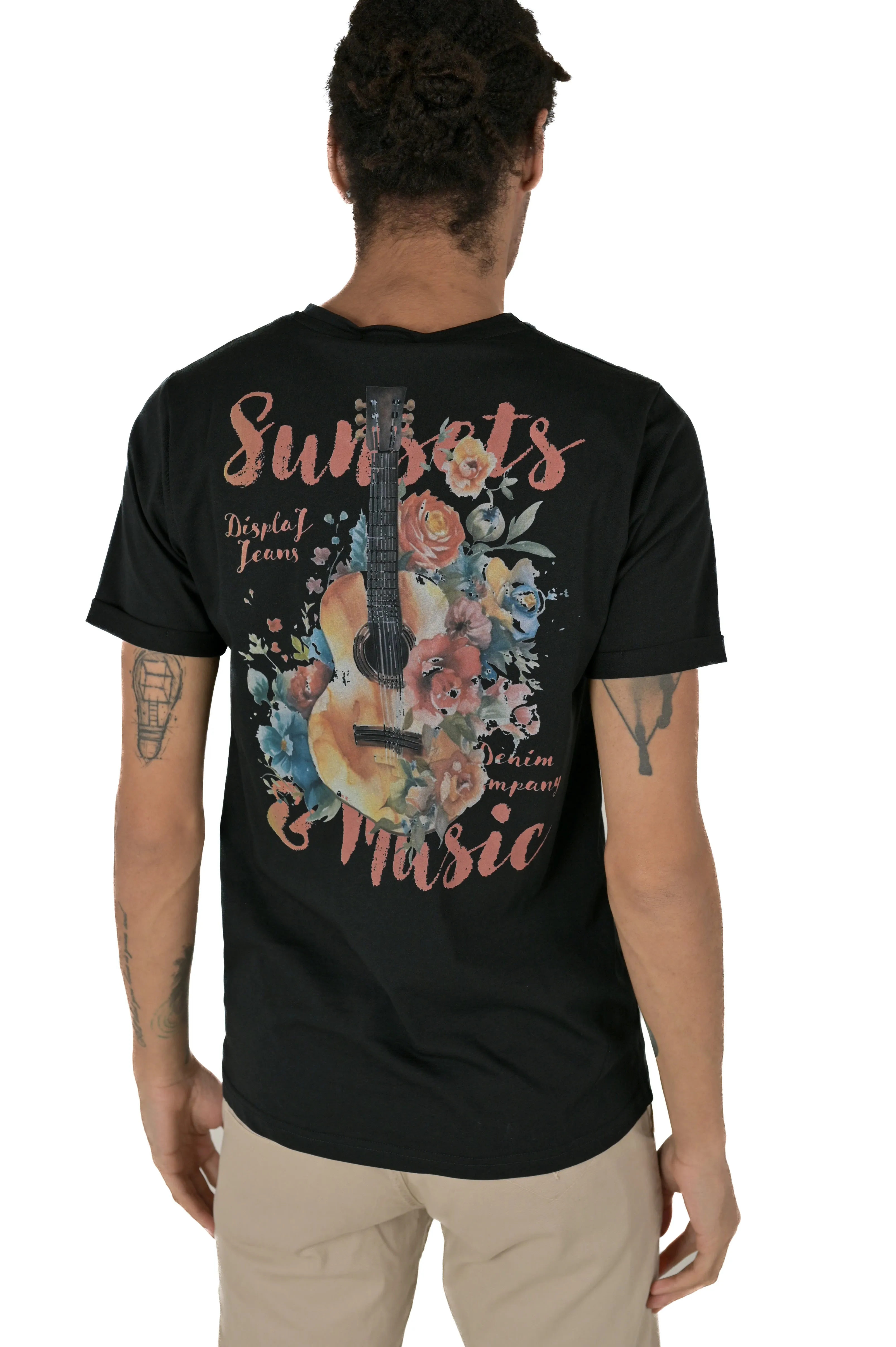 T-Shirt regular Music Nero SS24