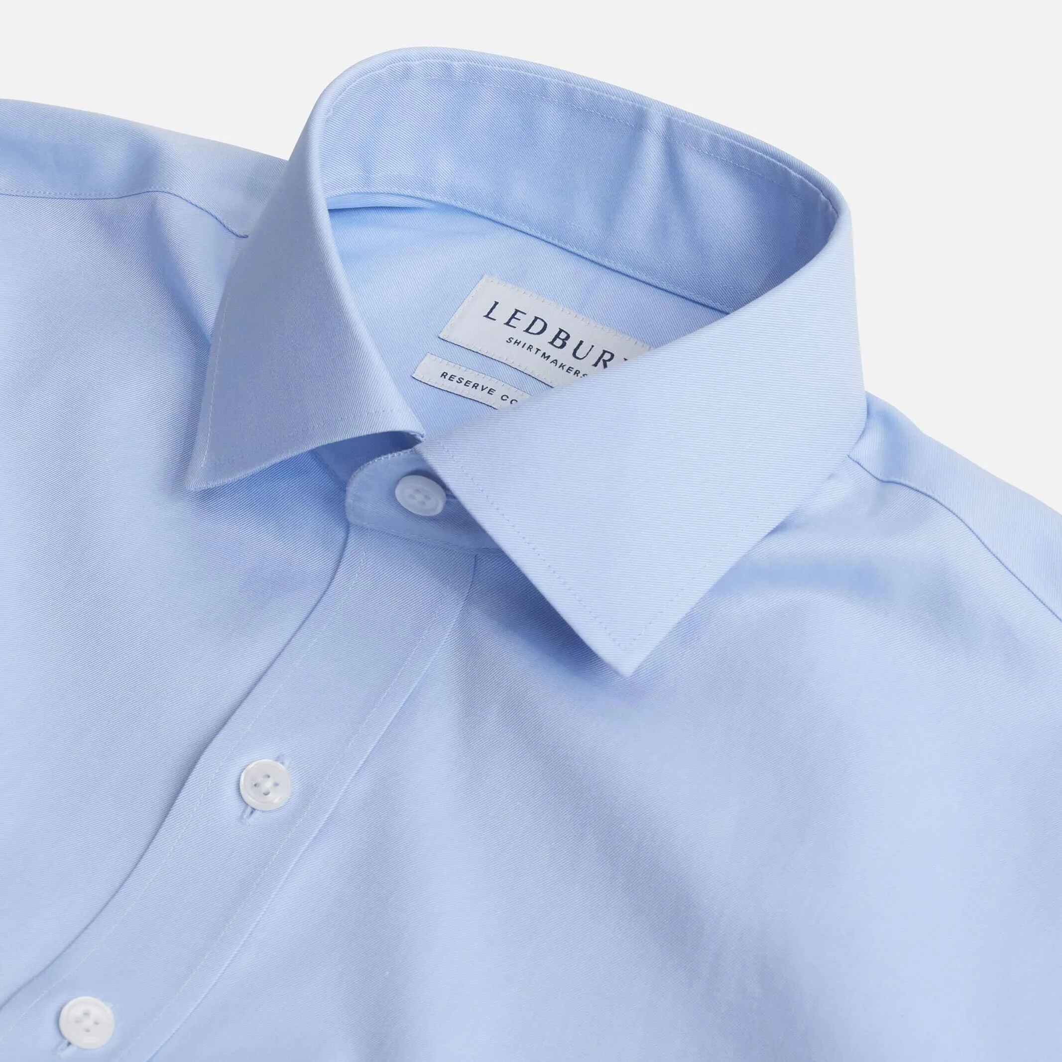 The Light Blue King Fine Twill Custom Shirt
