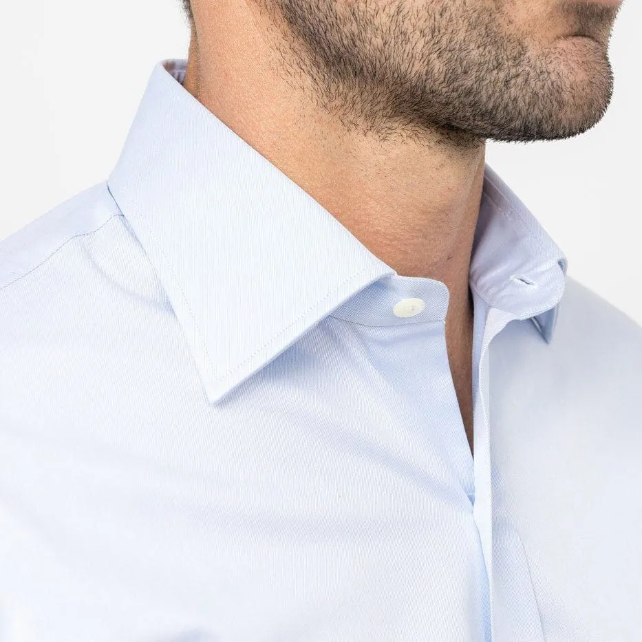 The Light Blue King Fine Twill Custom Shirt