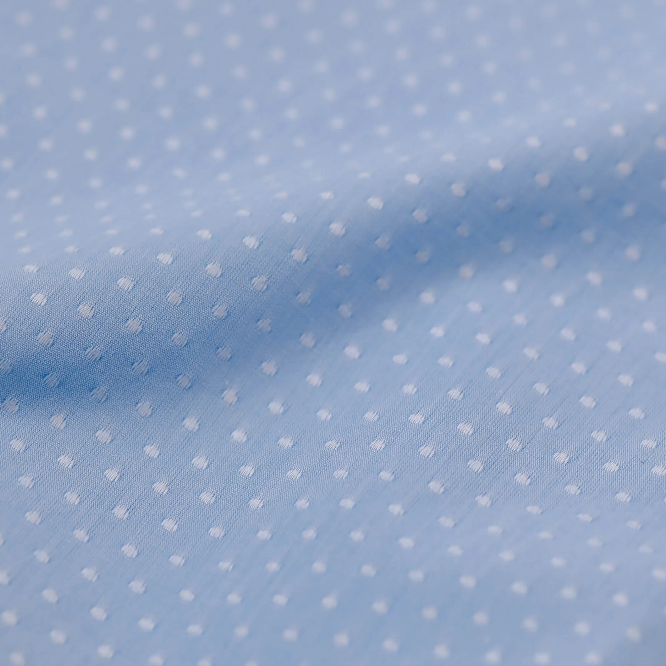The Light Blue Talbott Jacquard Dot Custom Shirt