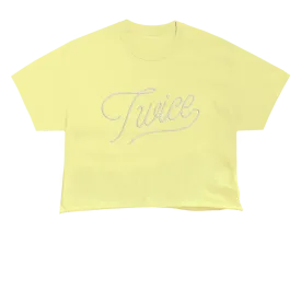 TWICE TONAL CROP T-SHIRT