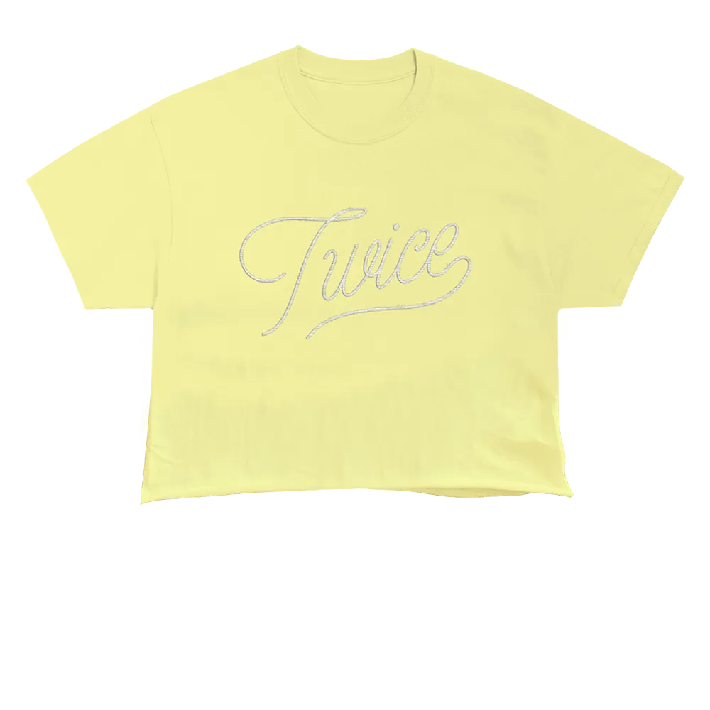 TWICE TONAL CROP T-SHIRT