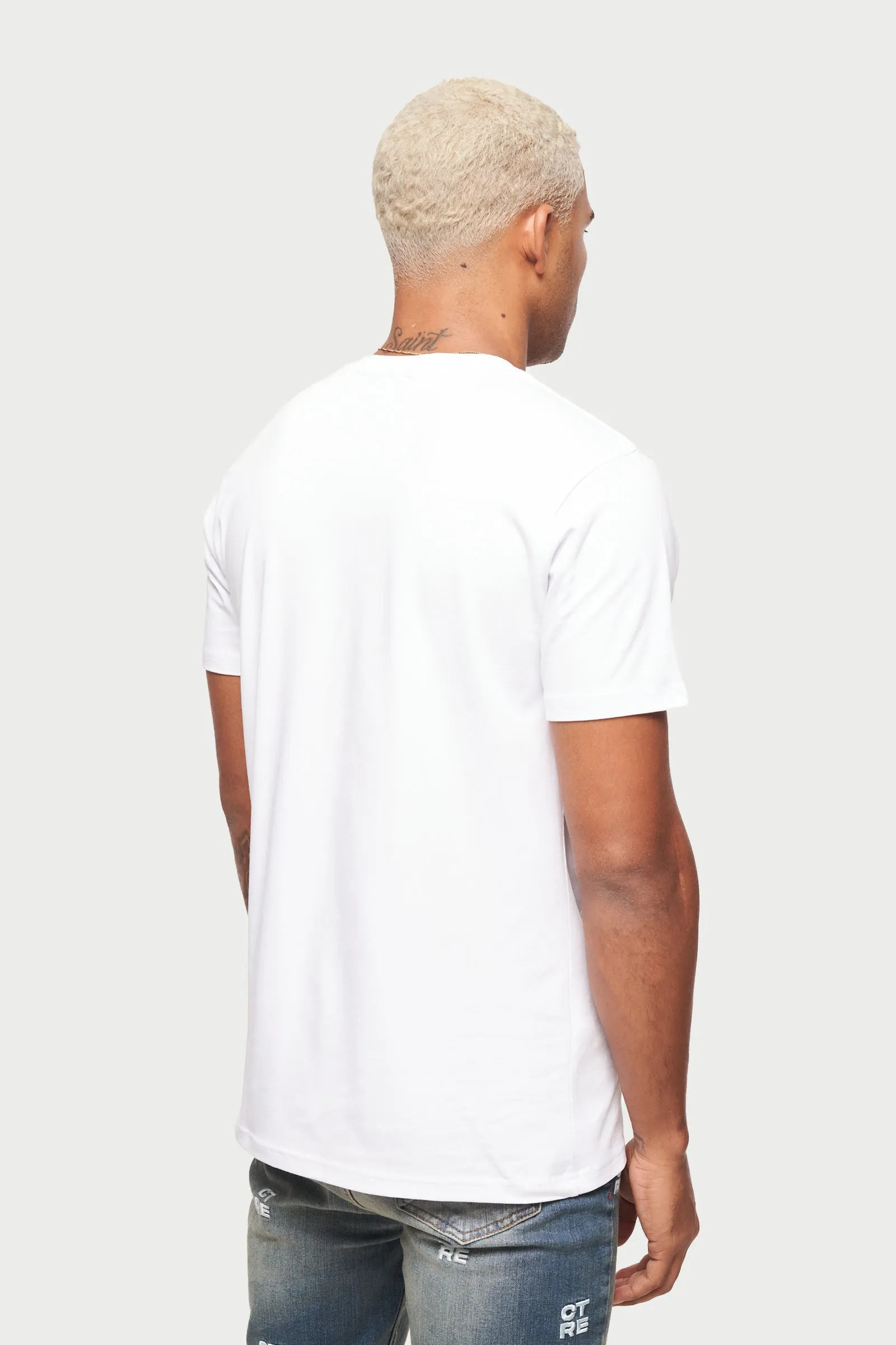 UNBRANDED SLIM T-SHIRT - WHITE
