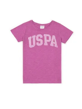 USPA Girls T-Shirt Violet VR037 UTSG007 2023