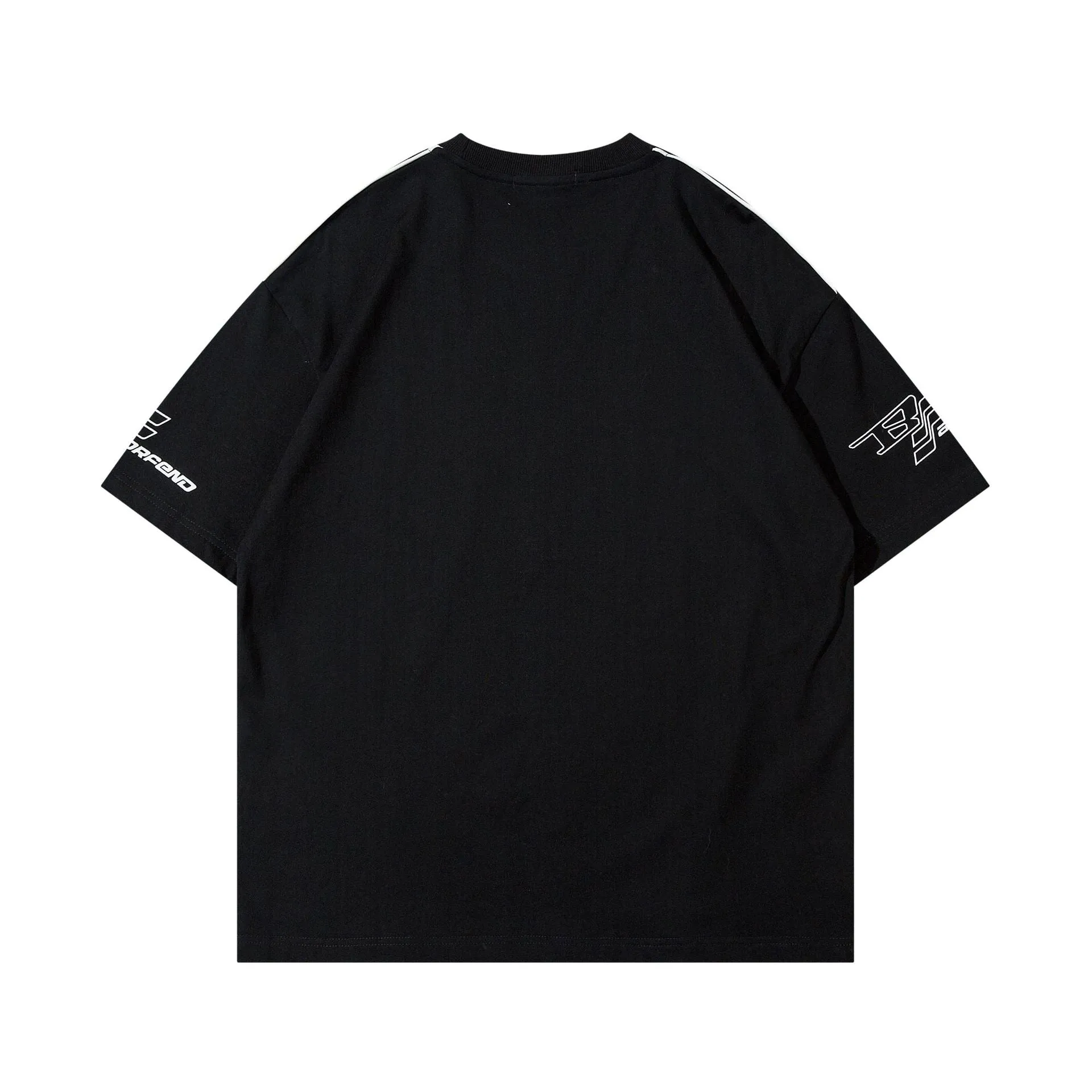 Mens Oversized Varsity Racing Graphic T-Shirt - Comfortable Casual Tee for Sports Enthusiasts