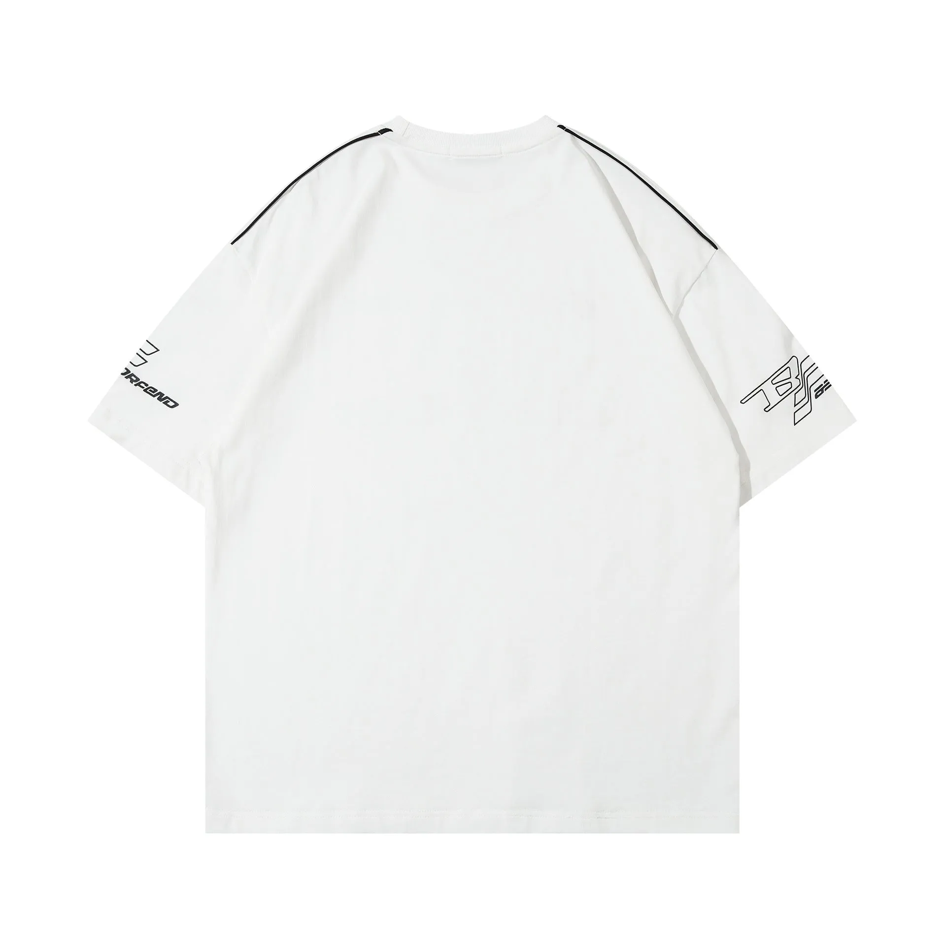 Mens Oversized Varsity Racing Graphic T-Shirt - Comfortable Casual Tee for Sports Enthusiasts