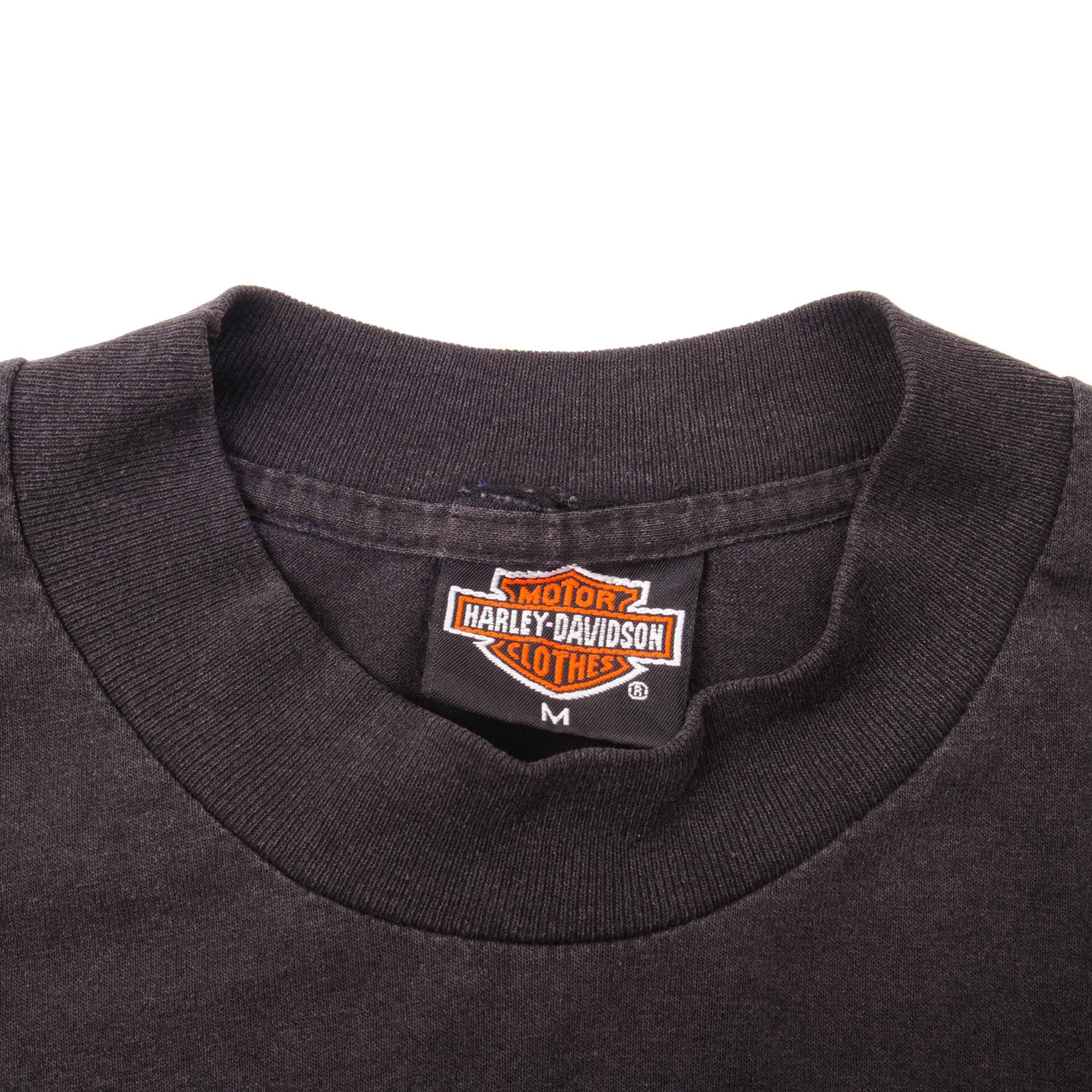 VINTAGE 3D EMBLEM HARLEY DAVIDSON TEE SHIRT 1990 SIZE MEDIUM MADE IN USA