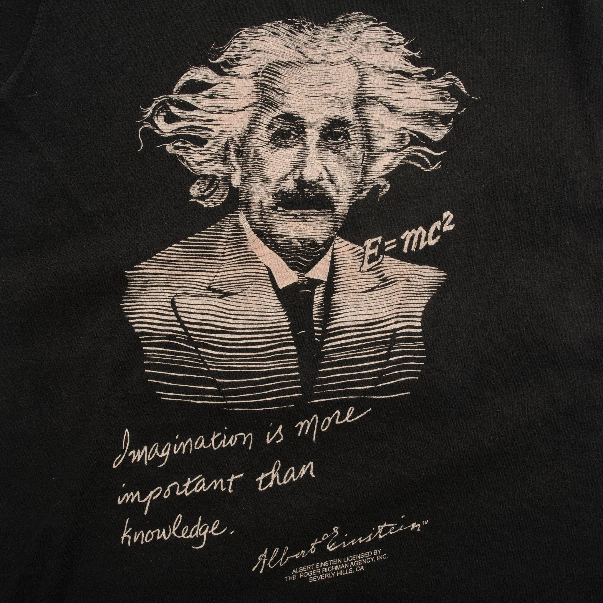VINTAGE ALBERT EINSTEIN TEE SHIRT SIZE MEDIUM MADE IN USA