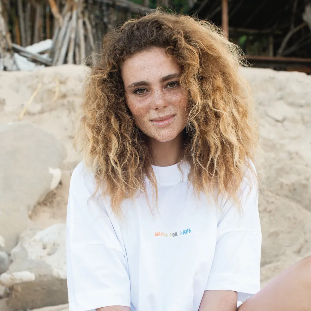 Waves For Days Embroidered T-Shirt