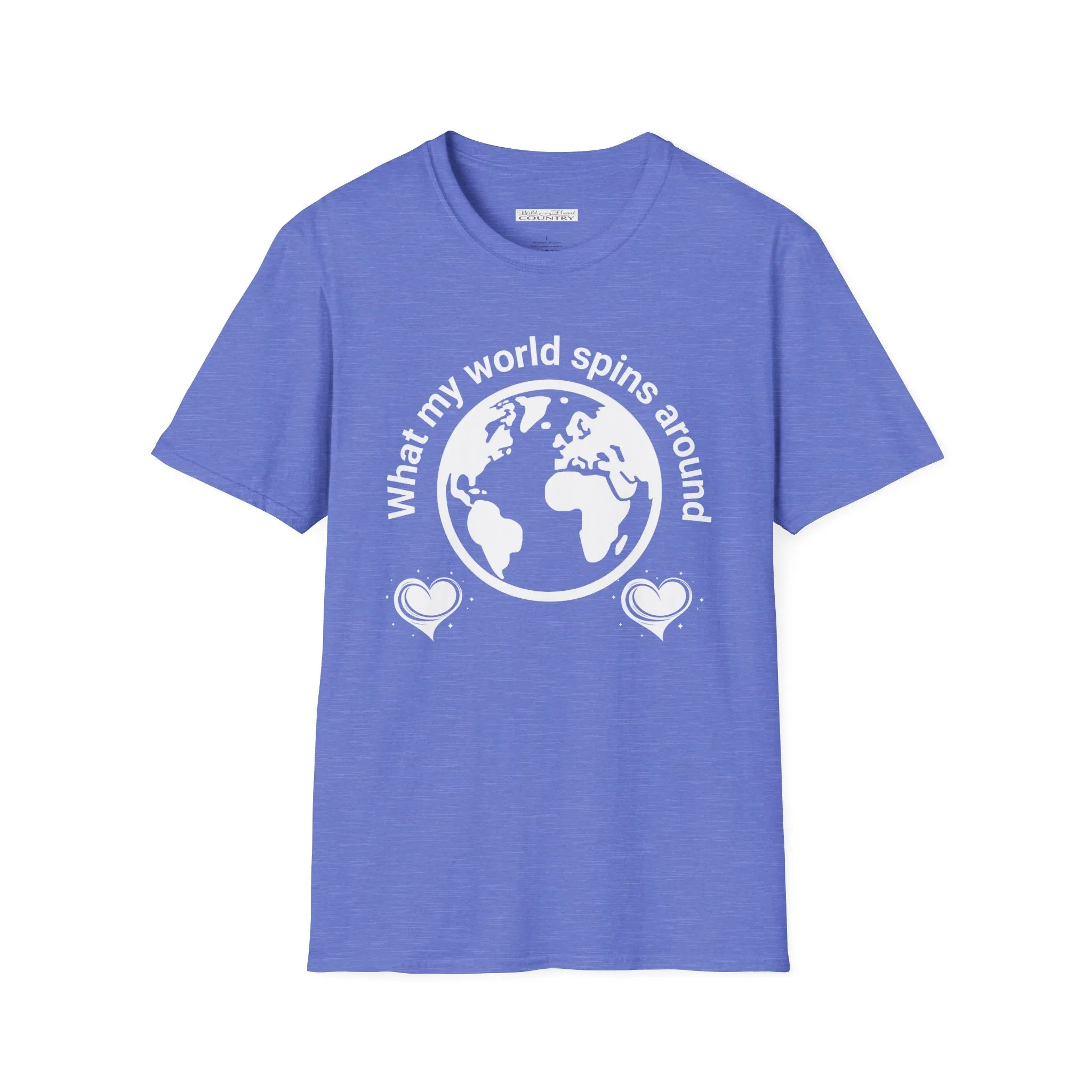 What my world spins around Song Lyric T Shirt, Country Shirt, Tour Shirt, Festival Tee, Western T-shirt, Music Shirt, Concert T-Shirt