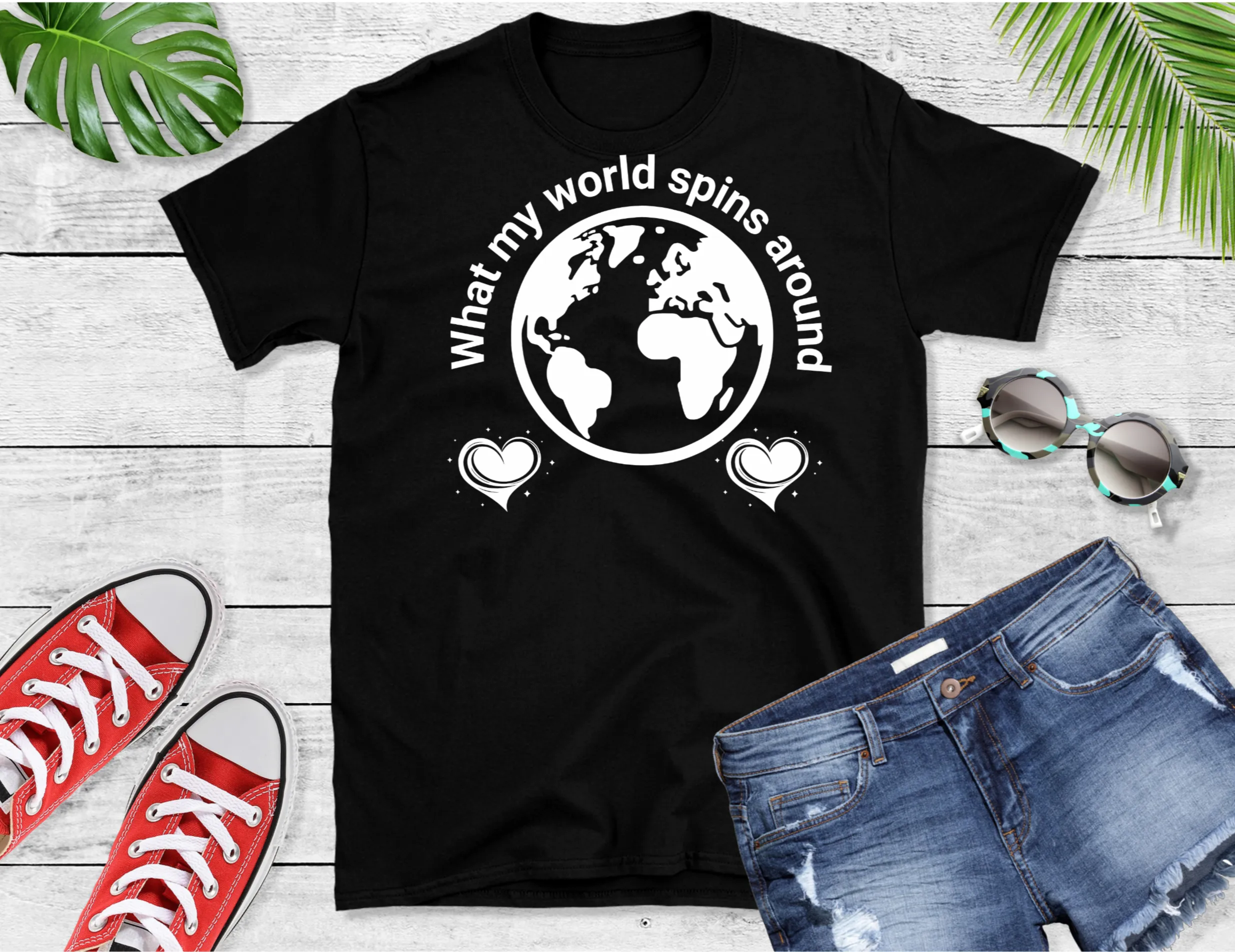 What my world spins around Song Lyric T Shirt, Country Shirt, Tour Shirt, Festival Tee, Western T-shirt, Music Shirt, Concert T-Shirt