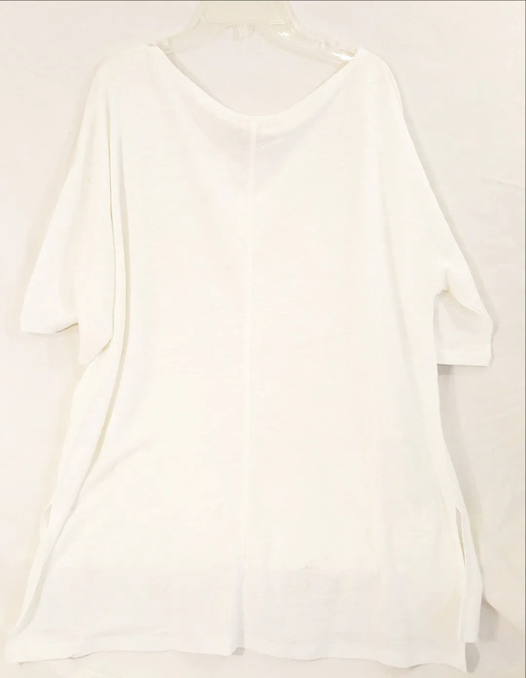 White Boyfriend T-Shirt-New