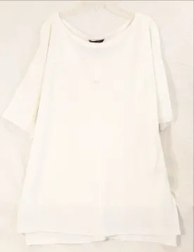 White Boyfriend T-Shirt-New
