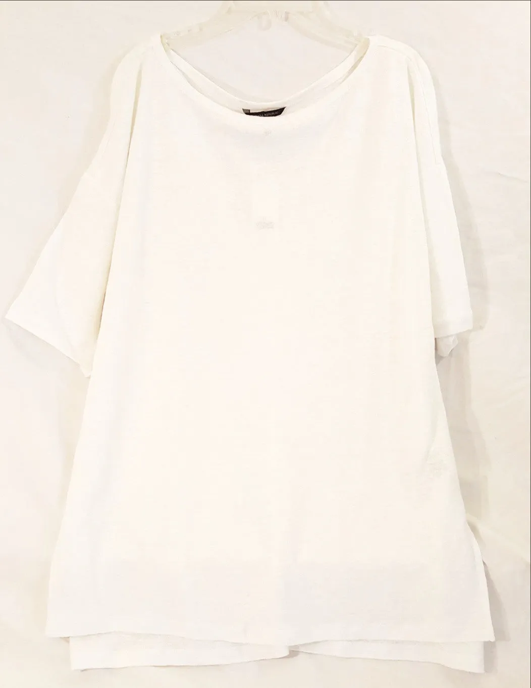 White Boyfriend T-Shirt-New