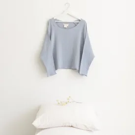 Woman By ADVICE Article Two Everyday Top Periwinkle Blue