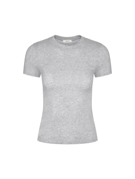 Women's 365 Cotton-Stretch T-shirt—grey-marl