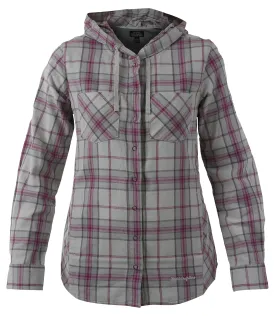 Women’s Hooded Flannel Shirt