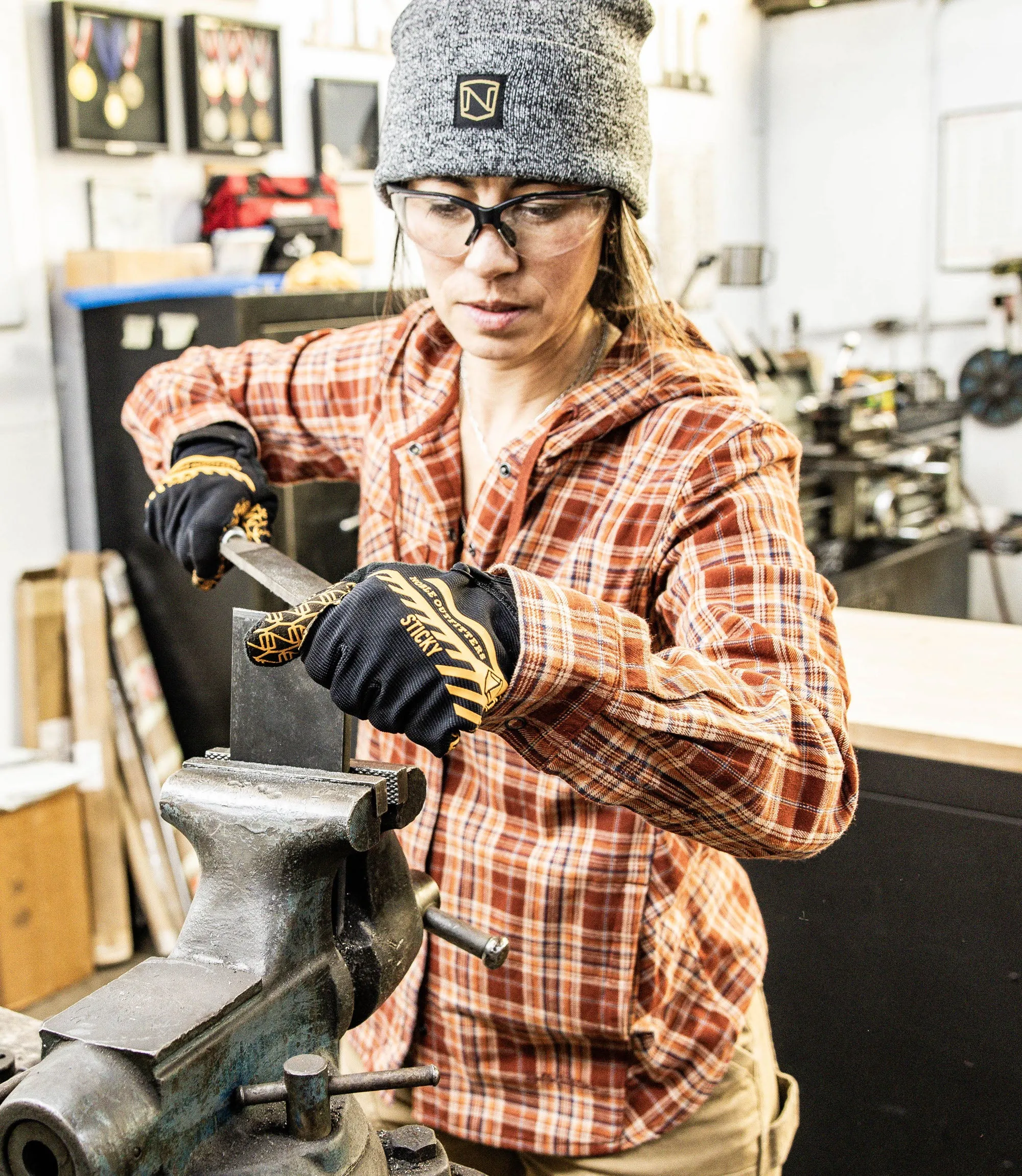 Women’s Hooded Flannel Shirt