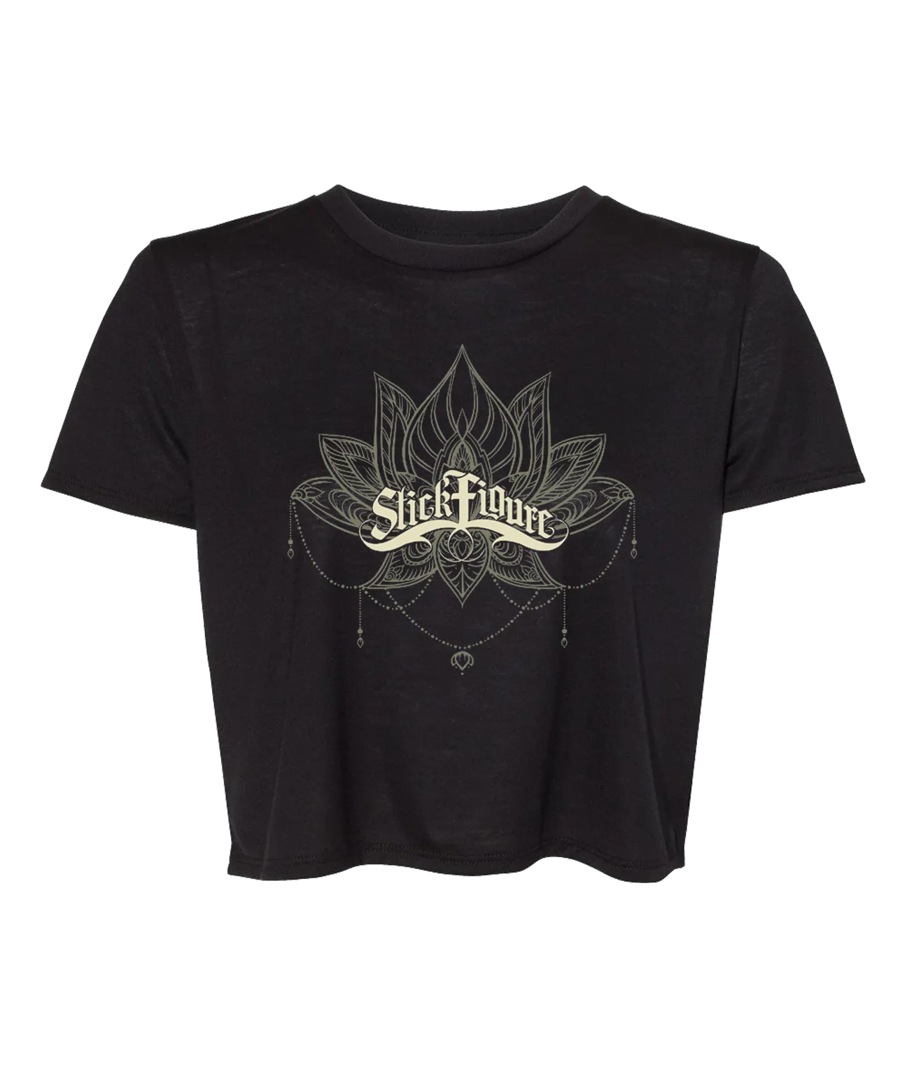 Women's Lotus Crop Tee (Two Color Options) [XL & 2XL ONLY]