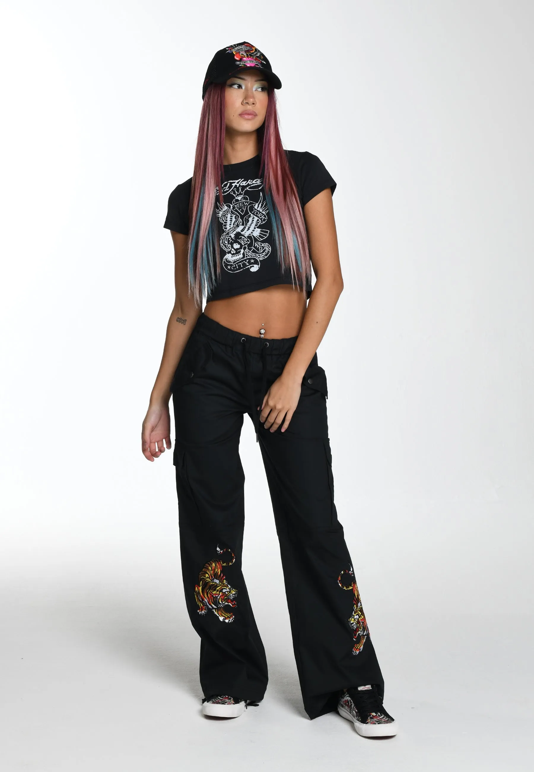 Womens Nyc Baby T-Shirt - Black