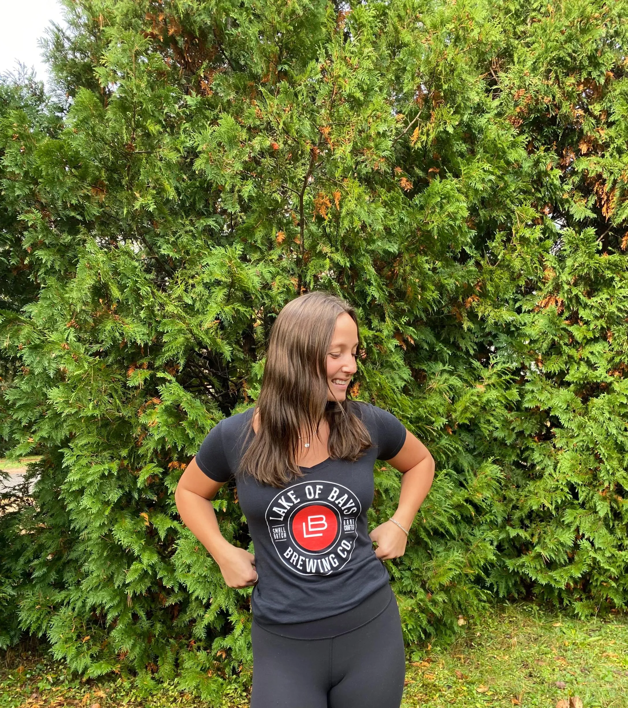 Women's V-Neck LOB Logo Tee