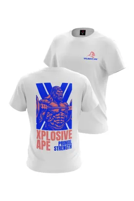 XAPE Primal Strength V1 Tee - White